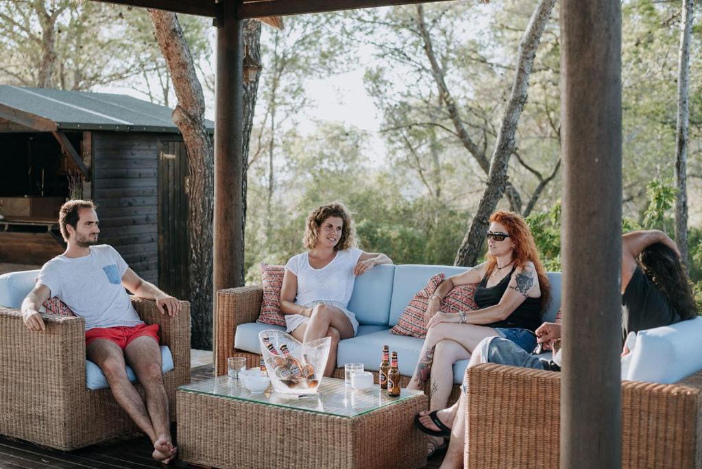 Villa & Guesthouse Paissa D'En Bernat Cala Tarida  Eksteriør billede
